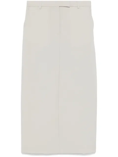 Officine Generale Oxana maxi skirt Grey W24WSKT153STONE