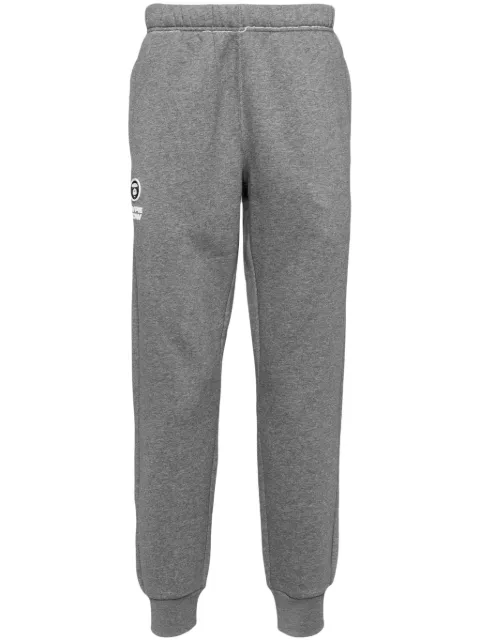 AAPE BY *A BATHING APE® Moonface logo track pants Grey APTB626XAN