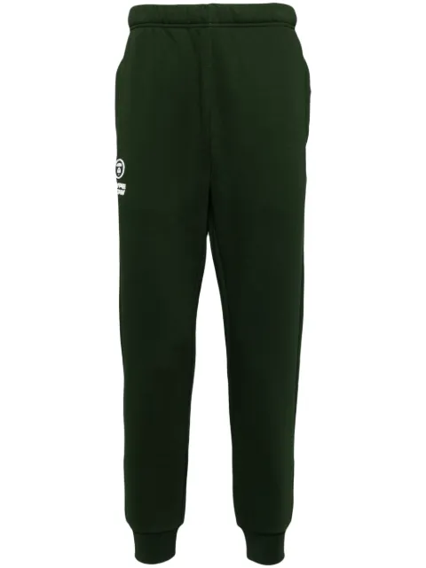 AAPE BY *A BATHING APE® logo patch track pants Green APTB626XXN