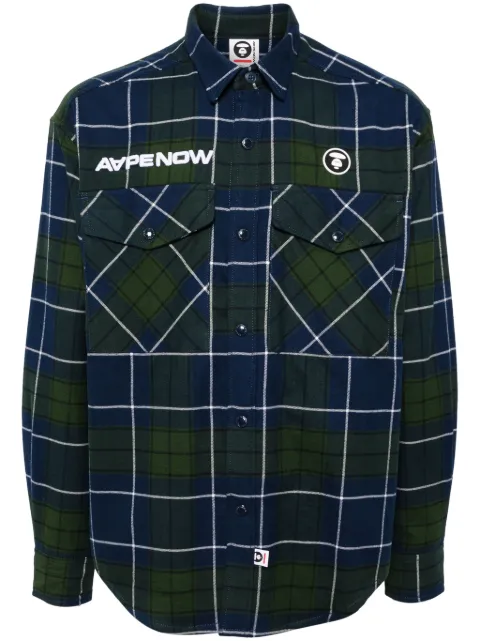 AAPE BY *A BATHING APE® Aapenow shirt Blue AST8498XXN