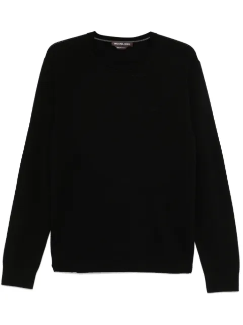 Michael Kors logo-embroidered sweater Black CF460F77AP001