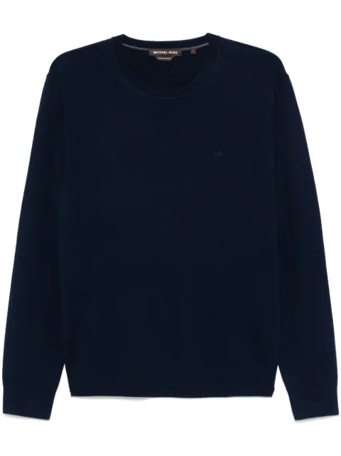 Michael Kors logo-embroidered sweater Blue CF460F77AP