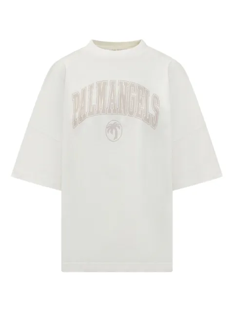 Palm Angels College Palm T-shirt White PWAA023S25JER003030B