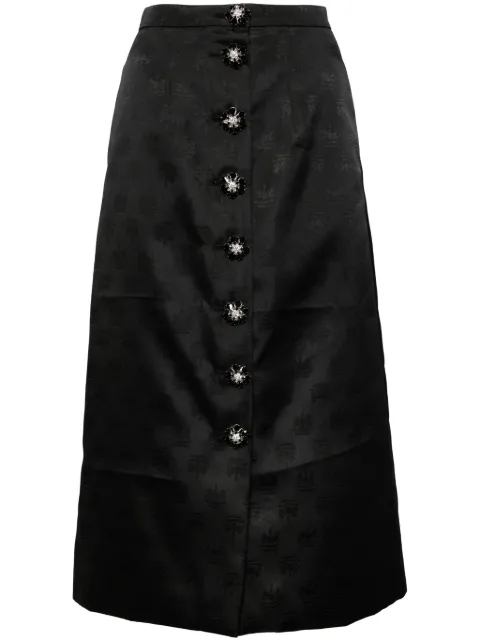 Macgraw Faculty skirt Black FACULTYSKIRTINBLACKCRESTJACQUARD