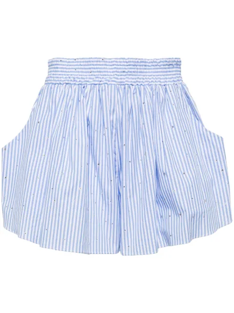 Macgraw Truth shorts Blue TRUTHSHORTINBLUESTRIPEWITHDIAMANTE