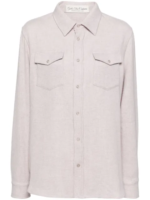 GOD'S TRUE CASHMERE Melange shirt Pink SP24U1111CMS
