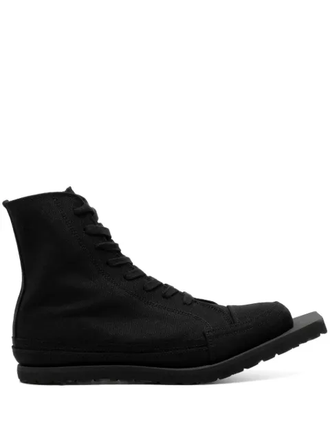Yohji Yamamoto lace-up ankle boots Black FOE08063