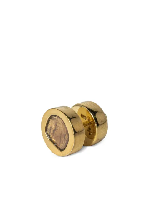Parts of Four diamond-encrusted stud earring Gold 183523