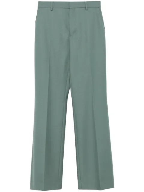 AMI Paris flared trousers Green FTR435WV0053