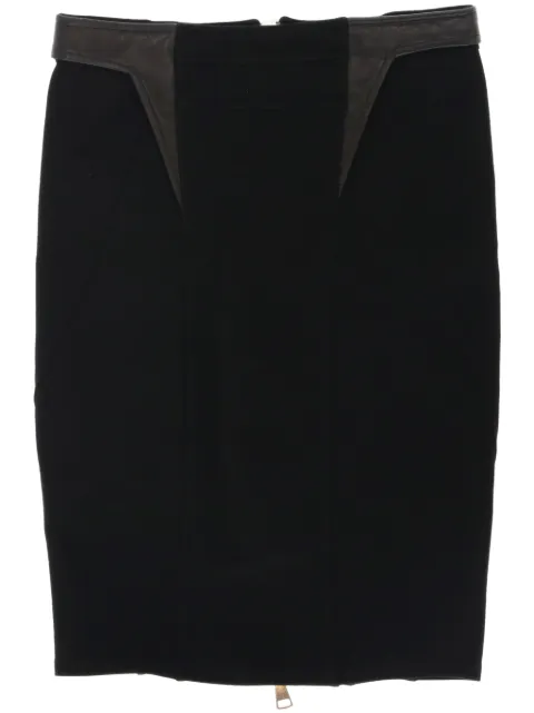 Givenchy Pre-Owned 2010s panelled mini skirt Black GIV350LQ
