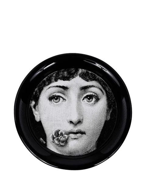 Fornasetti Tema e Variazioni N.137 iron tray Black C26X137