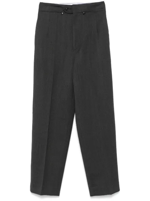 Victoria Beckham high-waist tapered-leg trousers Grey 1424WTR005880A