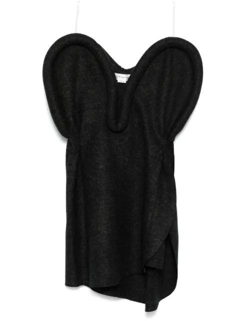 Victoria Beckham 3D detail mini dress Grey 1424WDR005834A