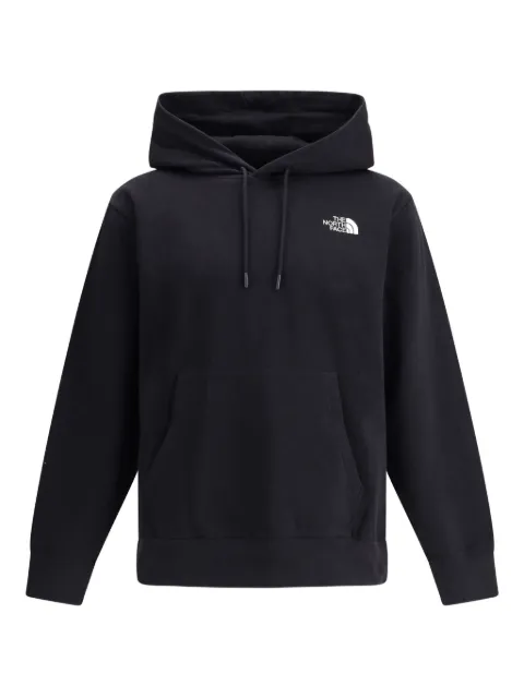 The North Face embroidered-logo hoodie Black NF0A89ES