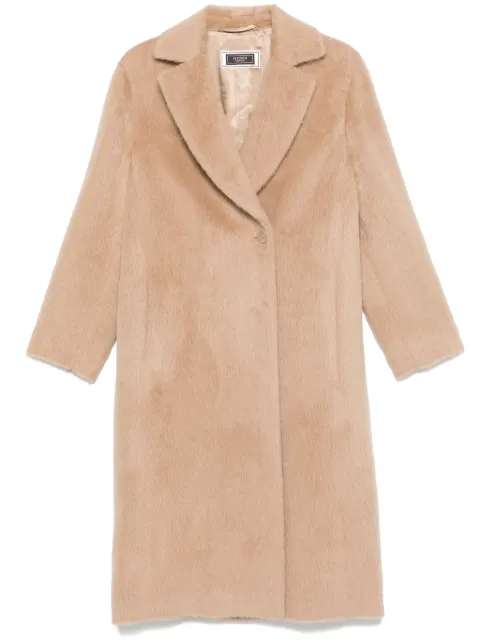 Peserico double-breasted coat Brown E20154Z08434