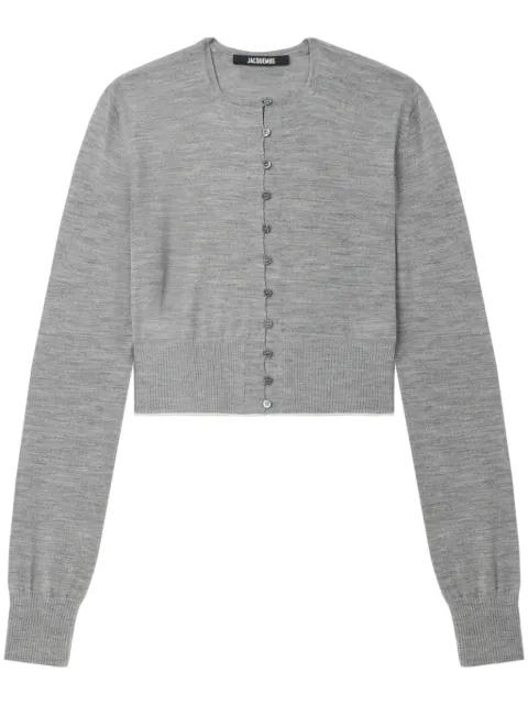 Jacquemus The Spiaggia cardigan Grey 243KN5072323950