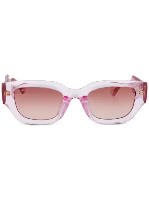Gucci Eyewear GG rectangle-frame sunglasses Pink GG1558SK