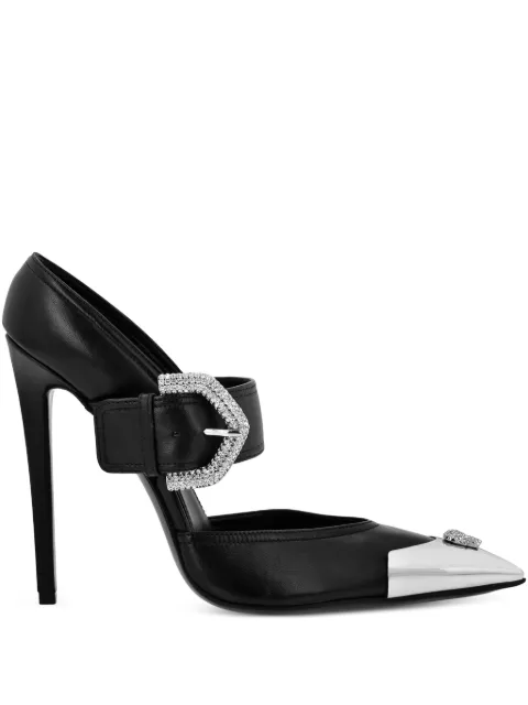 Philipp Plein pointed-toe pumps Black SAESWSD0620PLE005N