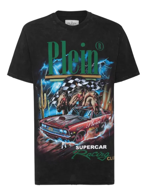 Philipp Plein Racing Club T-shirt Black SAECWTK3701PJY002N