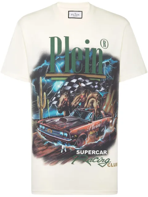 Philipp Plein Racing Club t-shirt White SAECWTK3701PJY002N