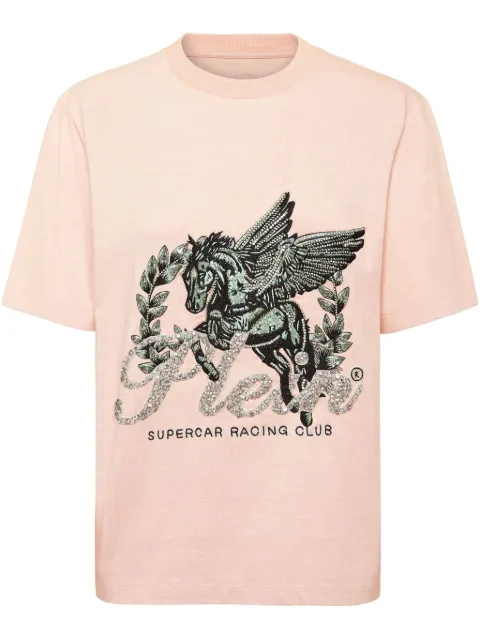Philipp Plein Unicorn jersey T-shirt Pink SAECWTK3573PJY002N