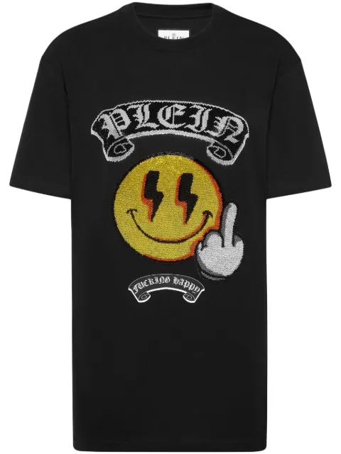 Philipp Plein Smile t-shirt Black SAECWTK3270PJY002N
