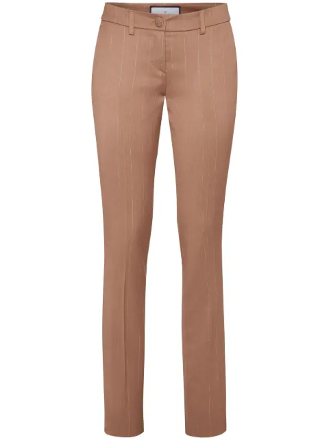 Philipp Plein pinstripe chinos-fit trousers Brown SAECWRT1597PTE003N