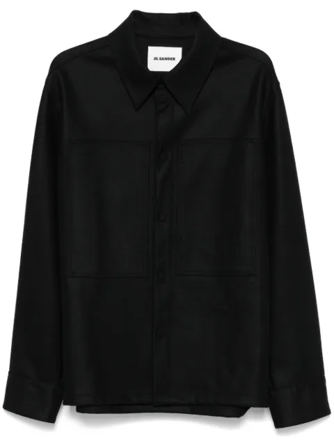 Jil Sander wool shirt Black J22DL0258J40045