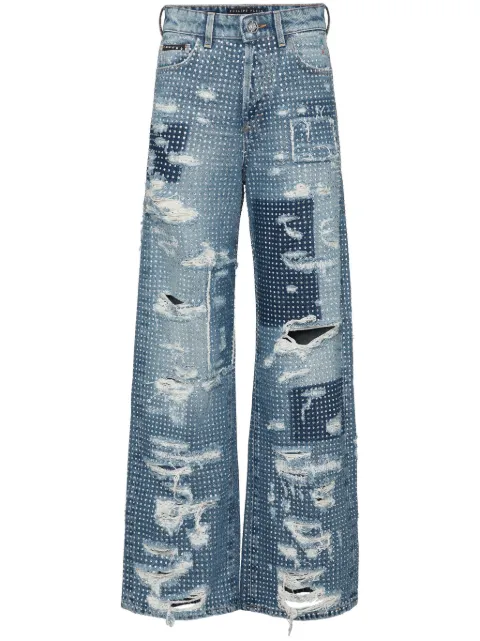 Philipp Plein Skater Row jeans Blue SAECWDT2726PDE004N
