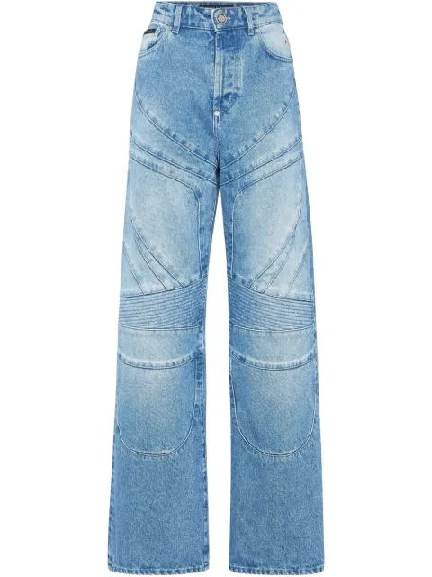 Philipp Plein wide-leg jeans Blue SAECWDT2721PDE004N