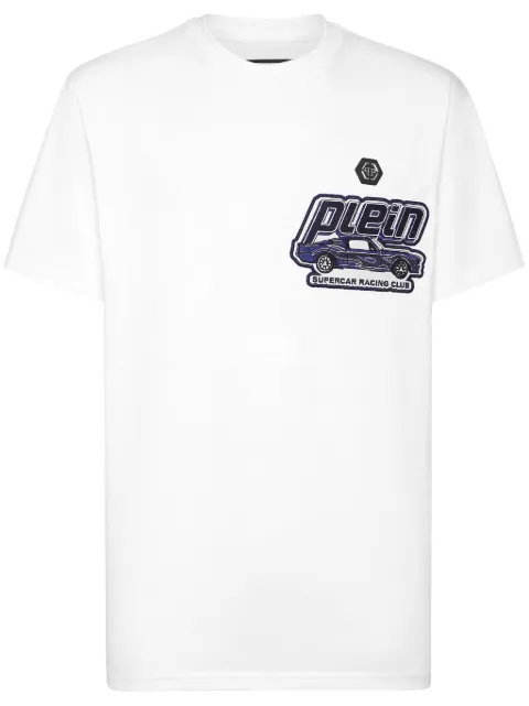 Philipp Plein Cars Racing T-shirt White SAECMTK8132PJY002N