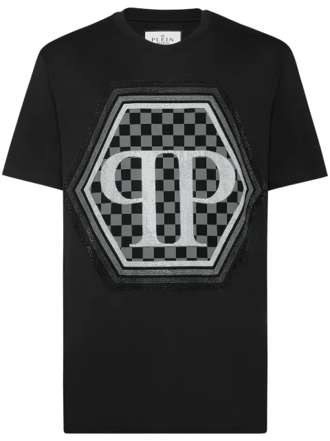 Philipp Plein Hexagon t-shirt Black SAECMTK8108PJY002N