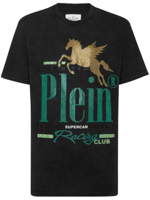 Philipp Plein Racing Club T-shirt Black SAECMTK8087PJY002N
