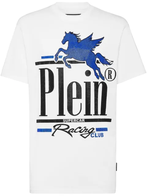 Philipp Plein Racing Club T-shirt White SAECMTK8087PJY002N