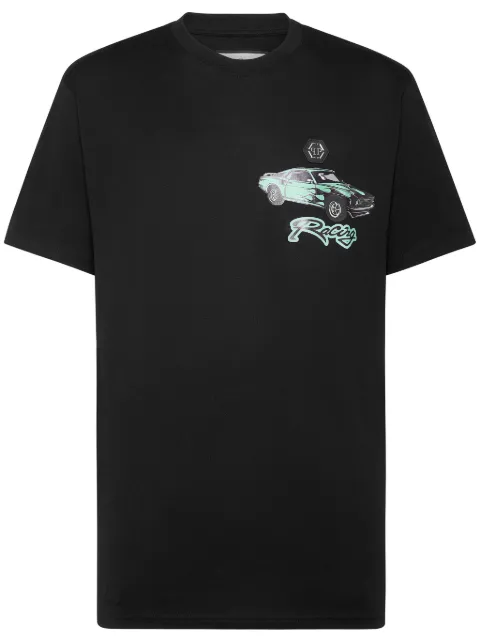 Philipp Plein Cars Racing T-shirt Black SAECMTK8074PJY002N
