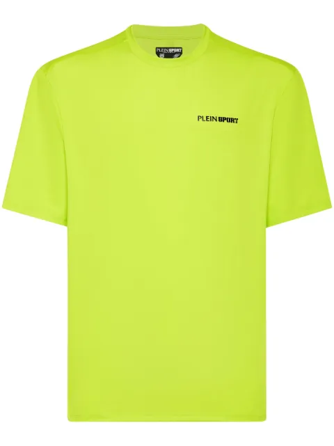 Plein Sport micro-rib T-shirt Yellow SAECMTK7989STE003N