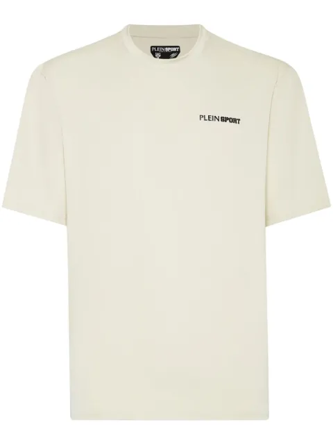 Plein Sport micro-rib T-shirt Grey SAECMTK7989STE003N