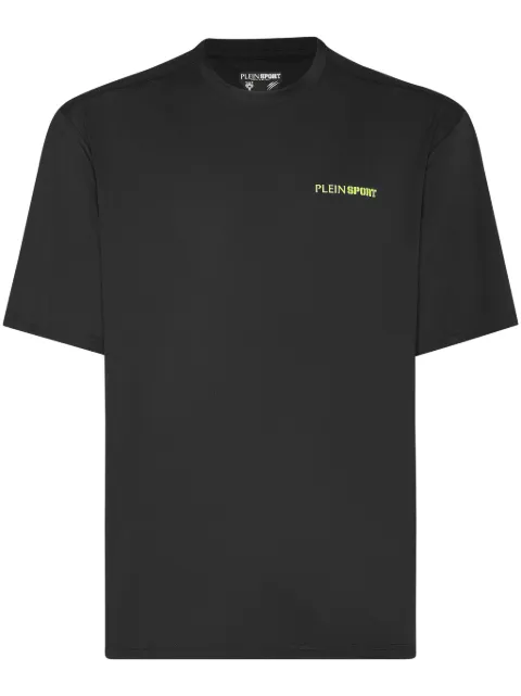 Plein Sport micro-rib T-shirt Black SAECMTK7989STE003N