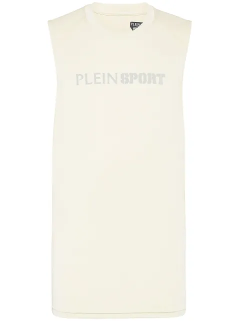 Plein Sport reflective tank top Grey SAECMTK7986STE003N