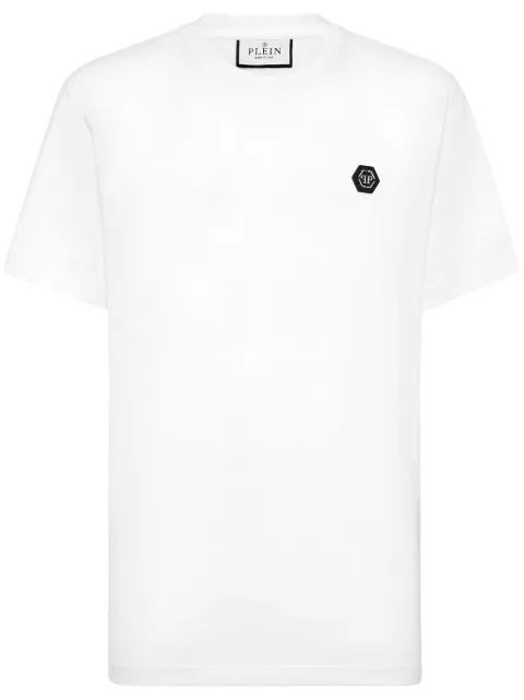 Philipp Plein Skull&Bones T-shirt White SAECMTK7709PJY002N