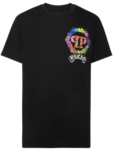 Philipp Plein logo-print T-shirt Black SAECMTK7478PJY002N