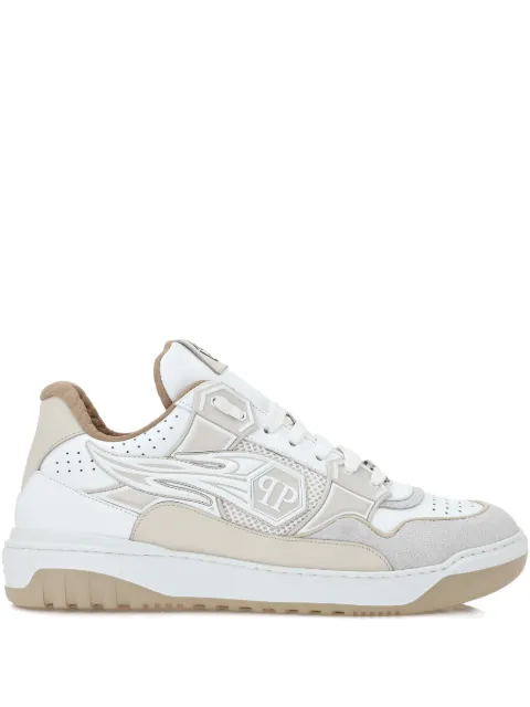 Philipp Plein Strass Hexagon sneakers Neutrals SAESMSC4017PLE010N