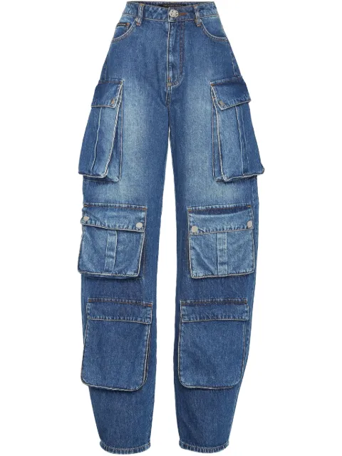 Philipp Plein cargo-pocket jeans Blue SAECWDT2764PDE004N