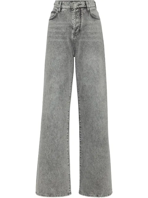 Philipp Plein wide-leg jeans Grey SAECWDT2747PDE004N