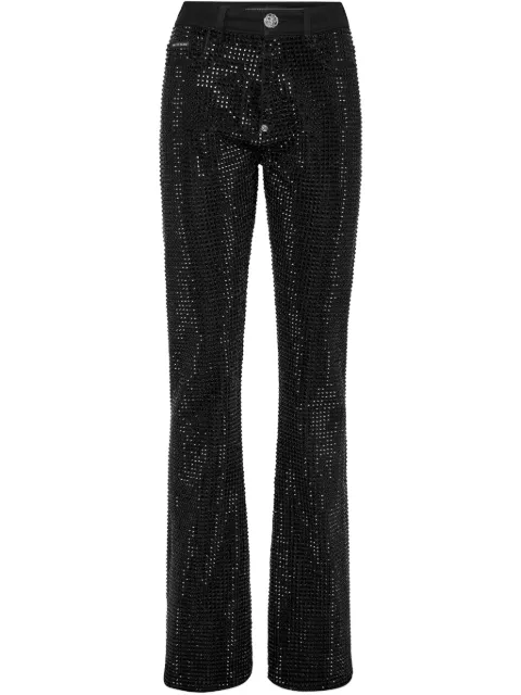 Philipp Plein flared jeans Black SAECWDT2651PDE004N