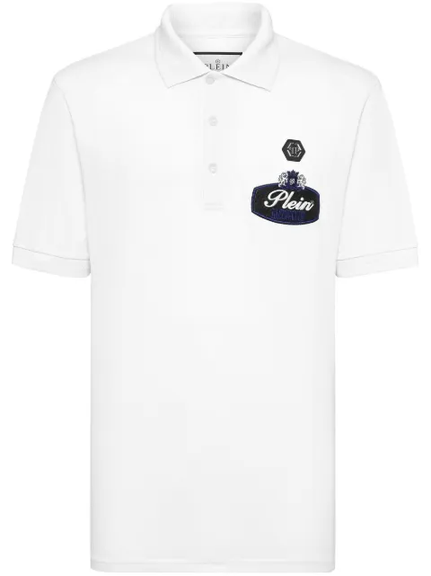 Philipp Plein Racing Club polo shirt White SAECMTK8065PTE003N