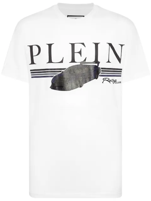 Philipp Plein Cars Racing T-shirt White SAECMTK8062PJY002N