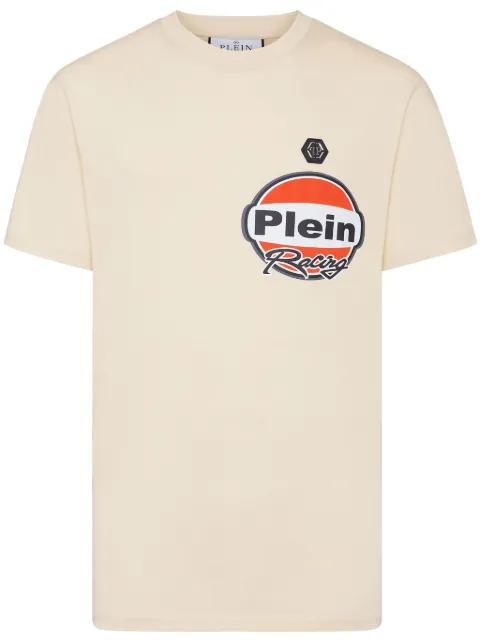 Philipp Plein Cars Racing T-shirt Neutrals SAECMTK8060PJY002N
