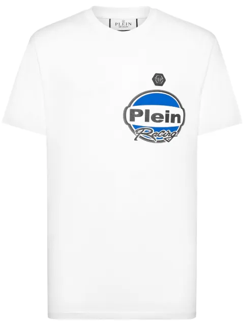 Philipp Plein Cars Racing T-shirt White SAECMTK8060PJY002N