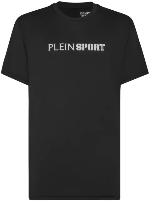 Plein Sport reflective T-shirt Black SAECMTK8033STE003N